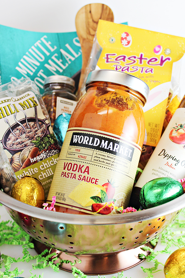 Easy Dinner Easter Basket Idea for Young Adult