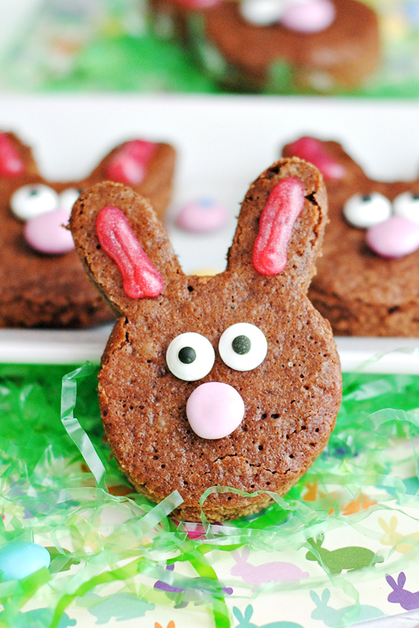 Homemade Brownie Easter Bunnies Recipe