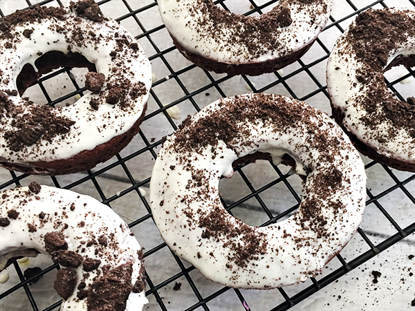 Baked OREO Cake Mix Donuts Recipe