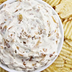 Caramelized Onion-Beer Dip Recipe