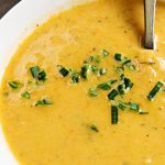 Creamy Leek and Potato Soup Recipe with Carrots