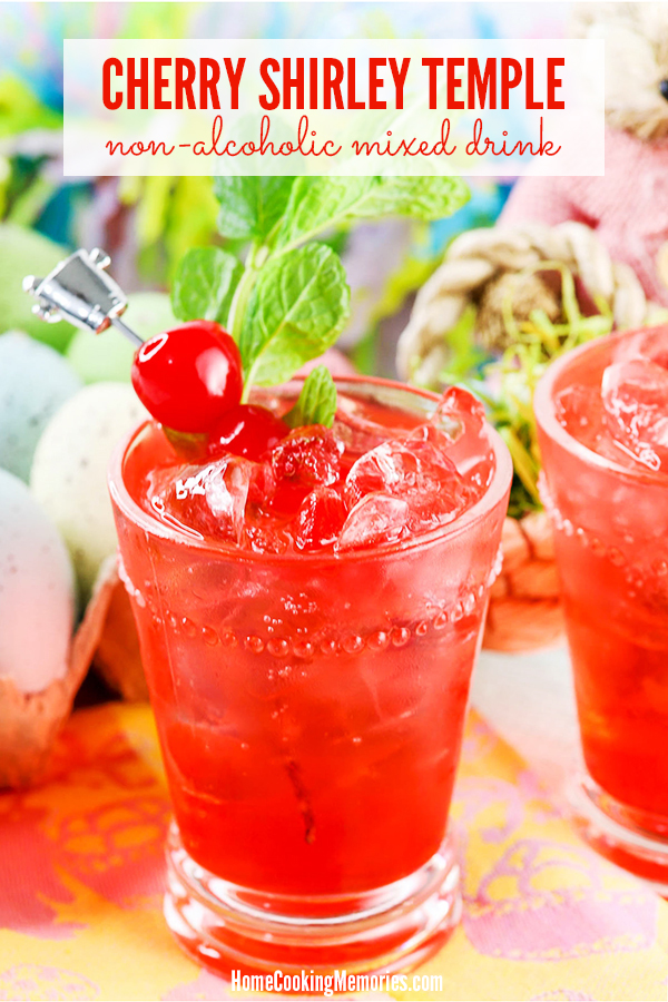 Cherry Shirley Temple Mocktail Recipe (Non-Alcoholic Mixed Drink)