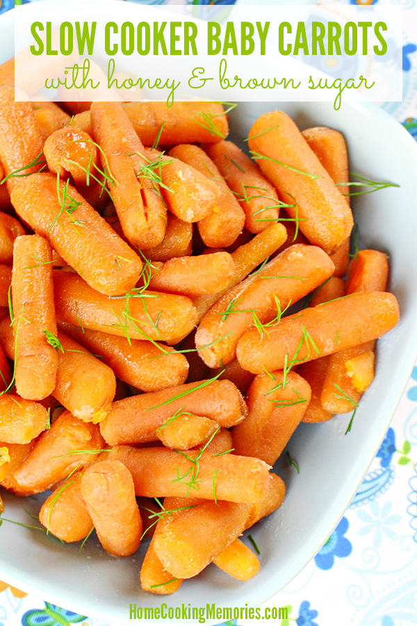 Easy Slow Cooker Baby Carrots Recipe with Honey and Brown Sugar Recipe