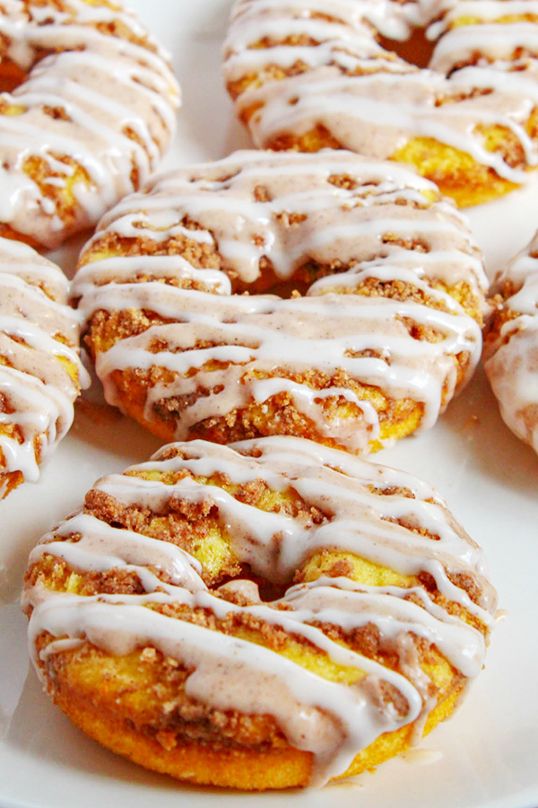 Glazed Cinnamon Bun Baked Donuts Recipe 10 Home Cooking Memories