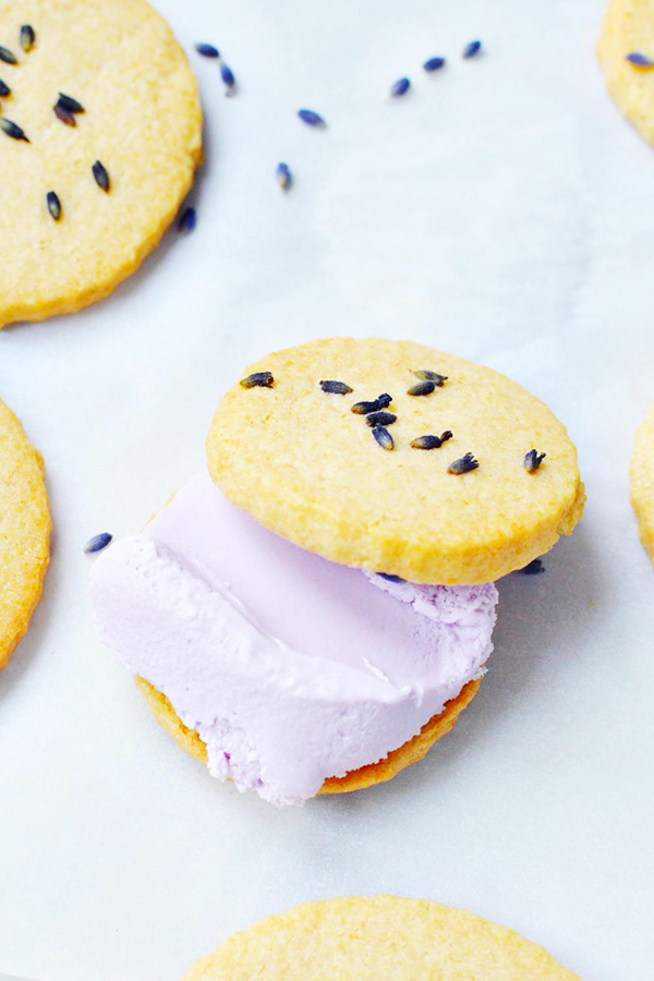 Lavender Ice Cream Sandwiches Recipe