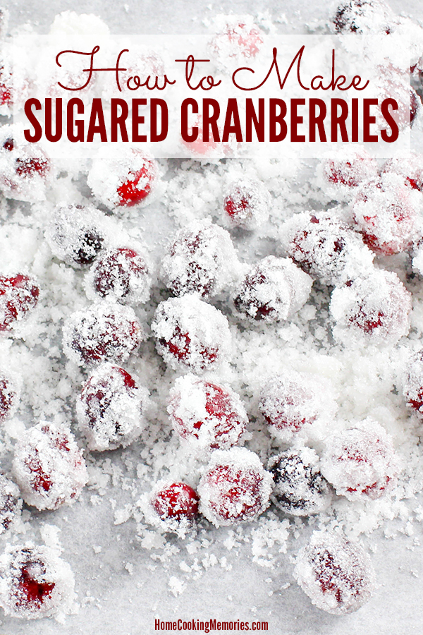 How to Make Sugared Cranberries - Recipe