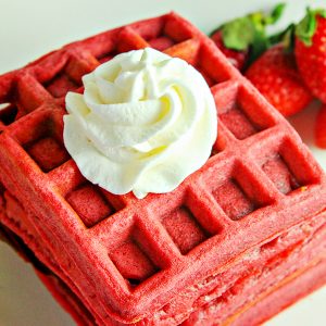 Red Velvet Waffles Recipe