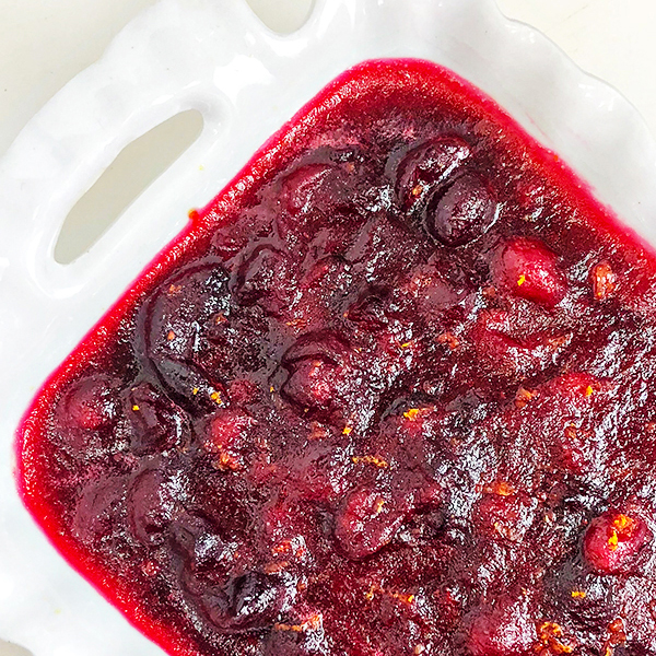 Easy Homemade Cranberry Sauce with only 3 Ingredients!