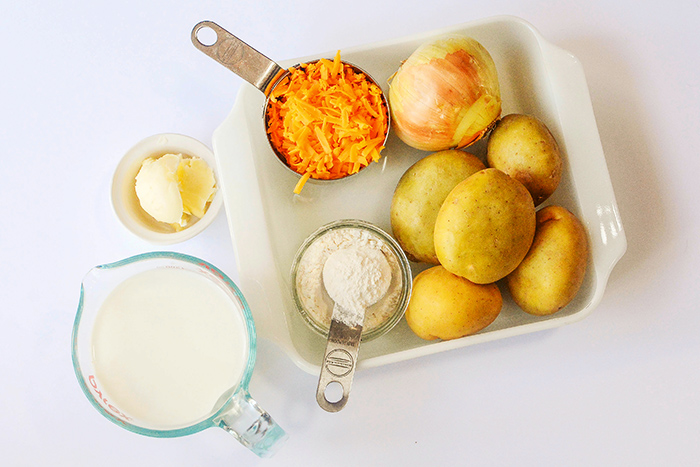 Easy Scalloped Potatoes Recipe Ingredients 