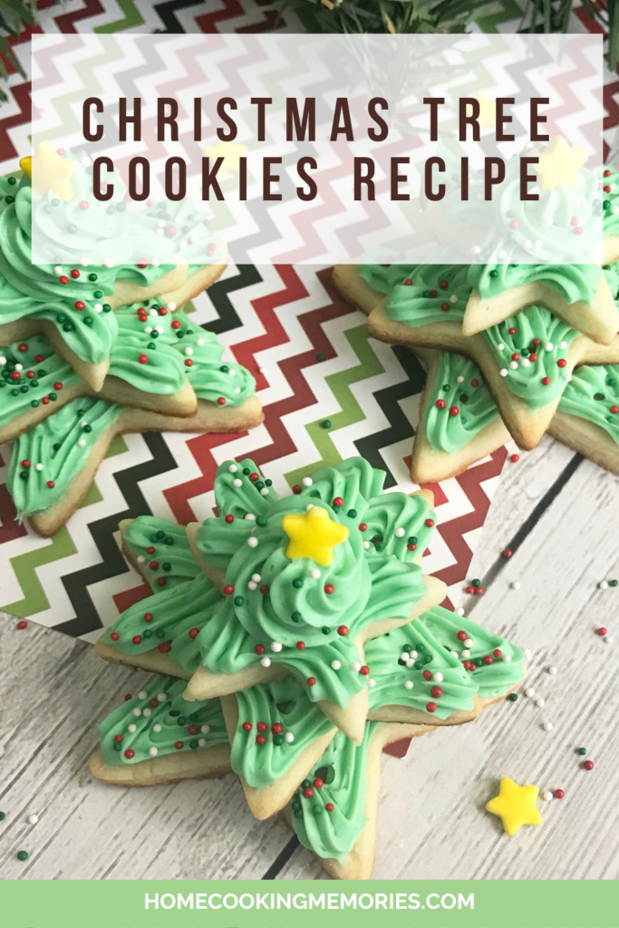 These super cute and easy to make Christmas Tree Cookies are the perfect treat this Christmas season!