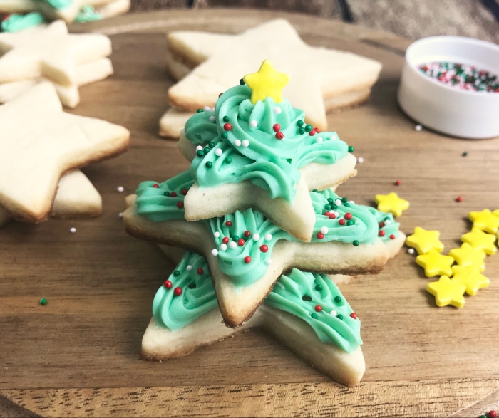 Christmas Tree Cookies are so easy to make and your kids will love making them!
