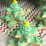 Check out this super easy recipe for Christmas Tree Cookies!