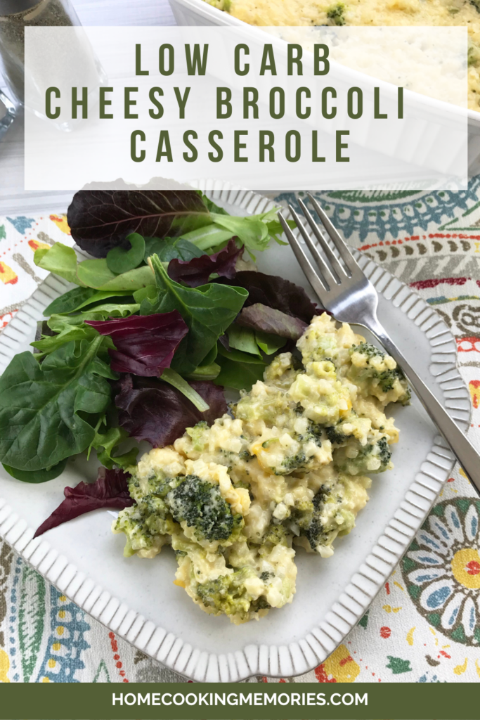Check out our recipe for the Low Carb Cheesy Broccoli Casserole!