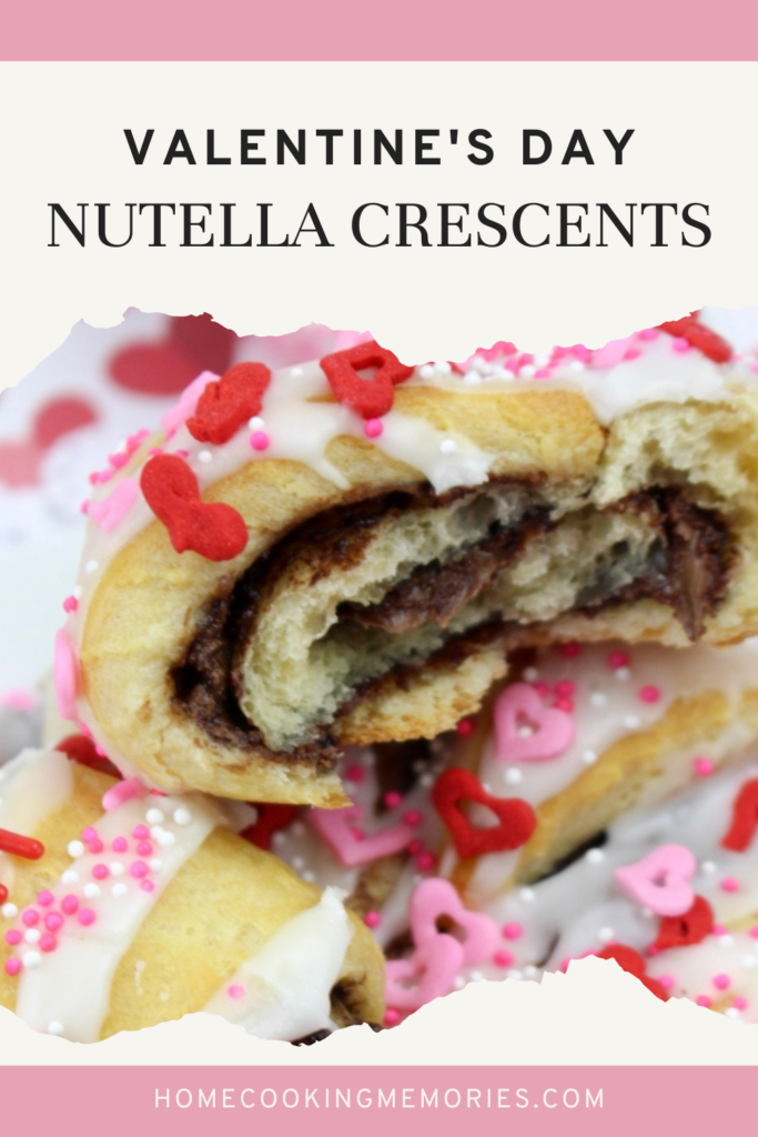 Check out our recipe for these Valentine's Day Nutella Crescents!