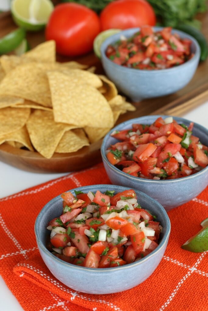 This Homemade Pico de Gallo is perfect dip to bring to your next pot lock!
