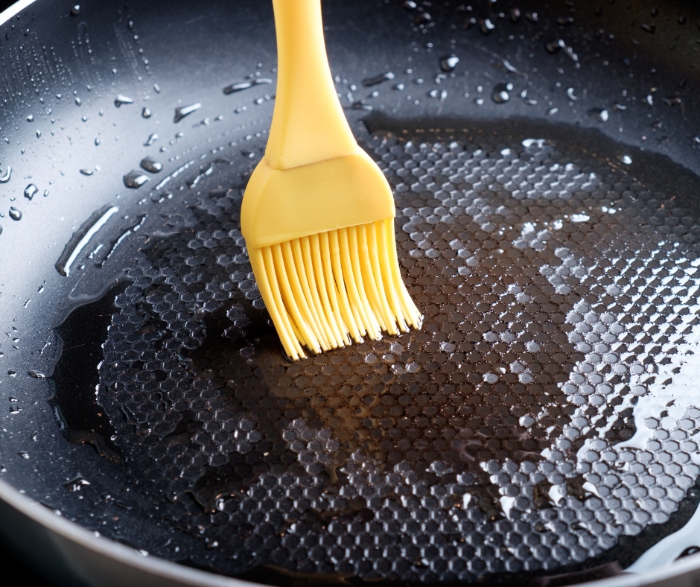 Make sure your pan or griddle is greased with oil or butter throughout making pancakes.