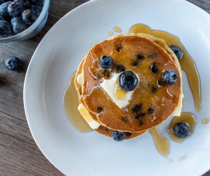 You can add whatever extra ingredients to your pancakes to make them even better! Our favorites are Blueberries, Chocolate Chips, and Walnuts.