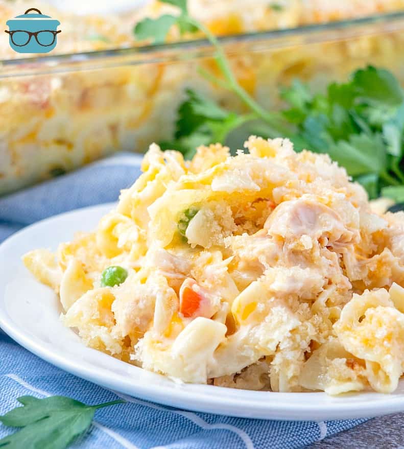 Need an Easy and Yummy dinner? Check out this recipe for Chicken Noodle Casserole!