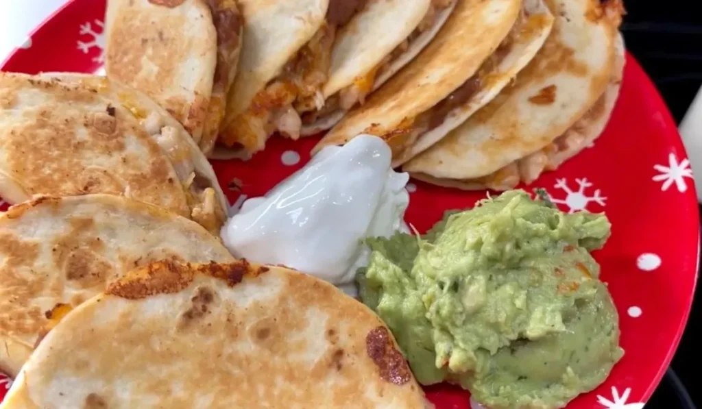 Mini Canned Chicken Quesadillas are an easy appetizer if you need something quick!