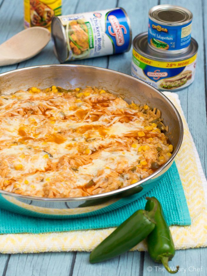 Canned Chicken Enchilada Skillet Recipe will be an easy dinner for you and your family!