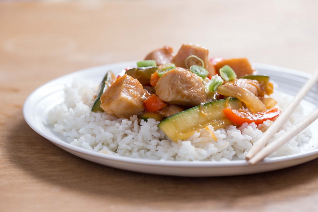 Canned Teriyaki Chicken Stir Fry recipe will take you 10 minutes to make!