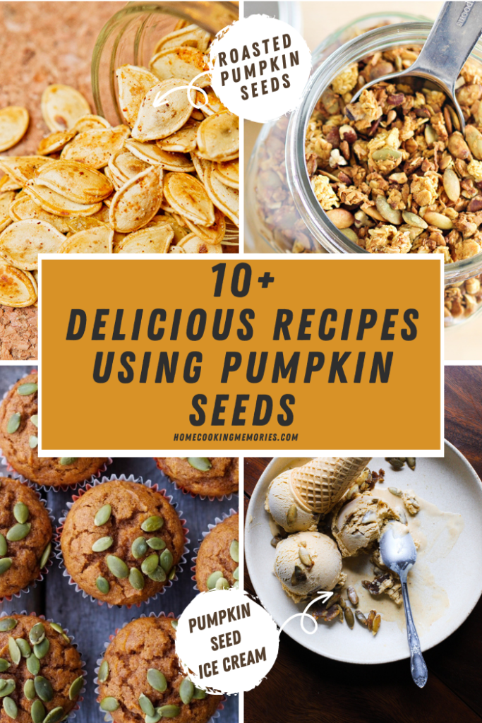 Check out our post on over 10 different yummy recipes that include Pumpkin Seeds!