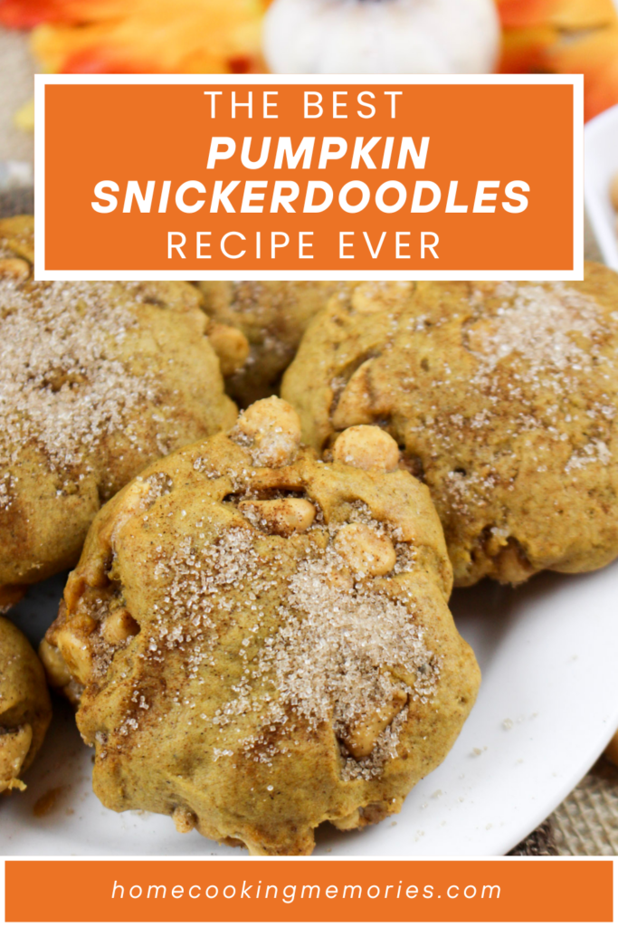 Check out our recipe for the best Pumpkin Snickerdoodles ever!