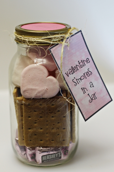 Gifts in a Jar} S'mores Cookies