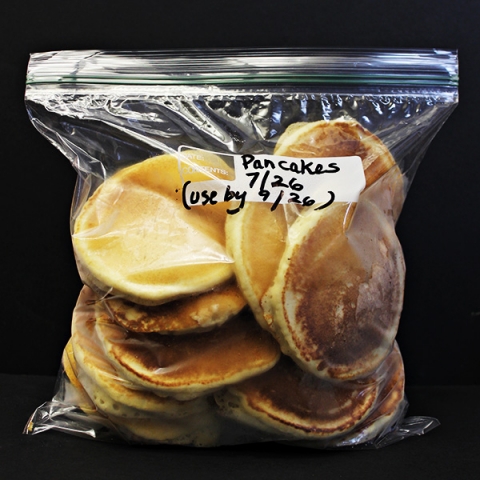 Freezing pancakes on sale