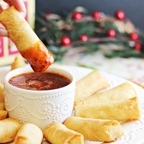 Chicken Or Shrimp Egg Rolls With Dipping Sauces Recipe