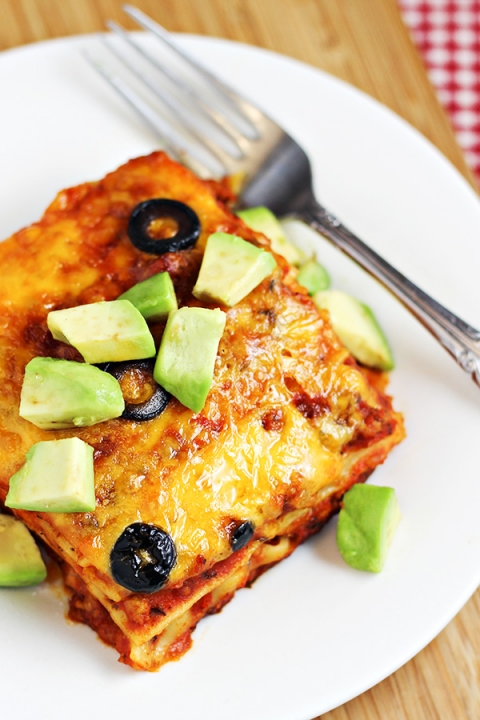 Mexican Lasagne Recipe, myfoodbook