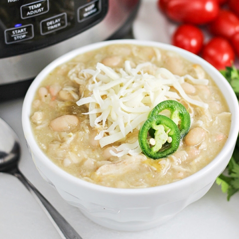 Easy Pressure Cooker White Chicken Chili Recipe