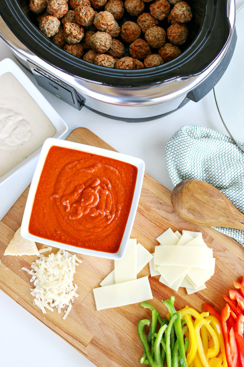 S/O to my Lil' Dipper pot. Love the simplicity of it, just plug & play.  Freezer precooked meatballs with a splash of marinara make for perfect  meatball subs. Will post an update